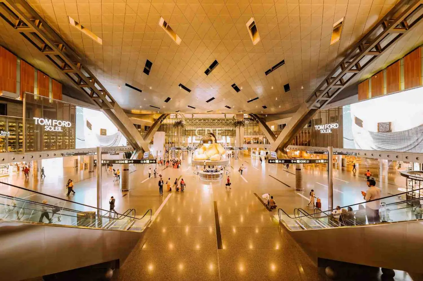 the Villaggio Mall in Doha showcasing luxury stores